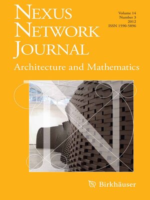 cover image of Nexus Network Journal Volume 14, Number 3
